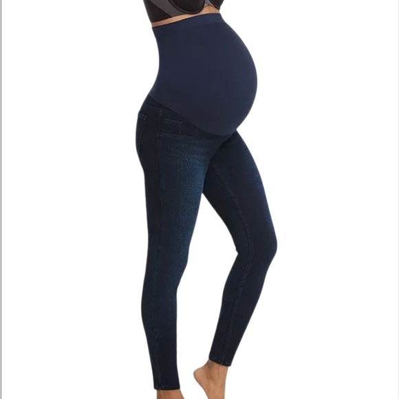 SPANX MAMA MATERNITY JEANISH ANKLE LEGGING WOMEN'S SIZE MEDIUM - Picture 1 of 14
